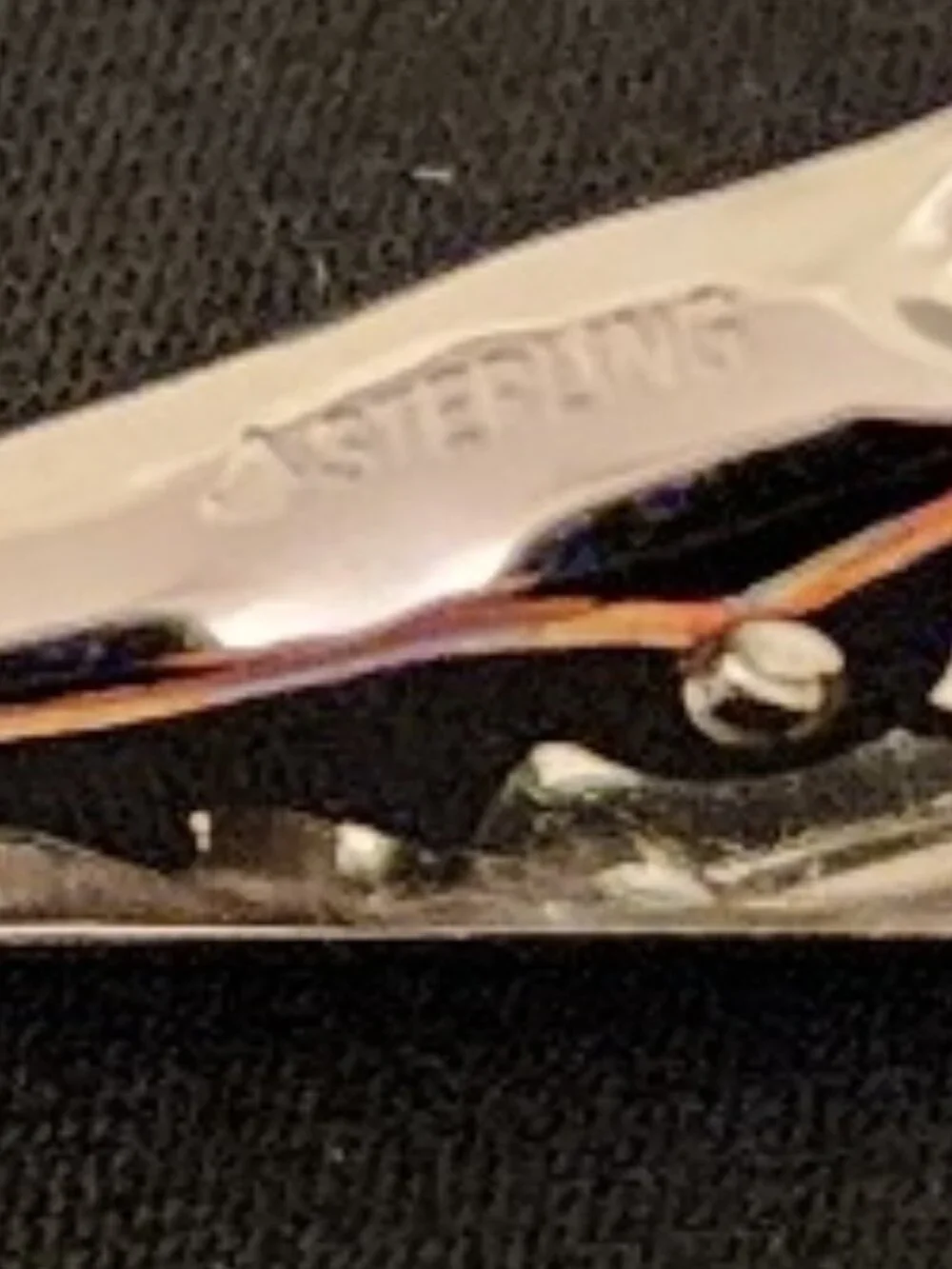 Vintage MSD 10K and Sterling Service Award Tie Clip and Pin